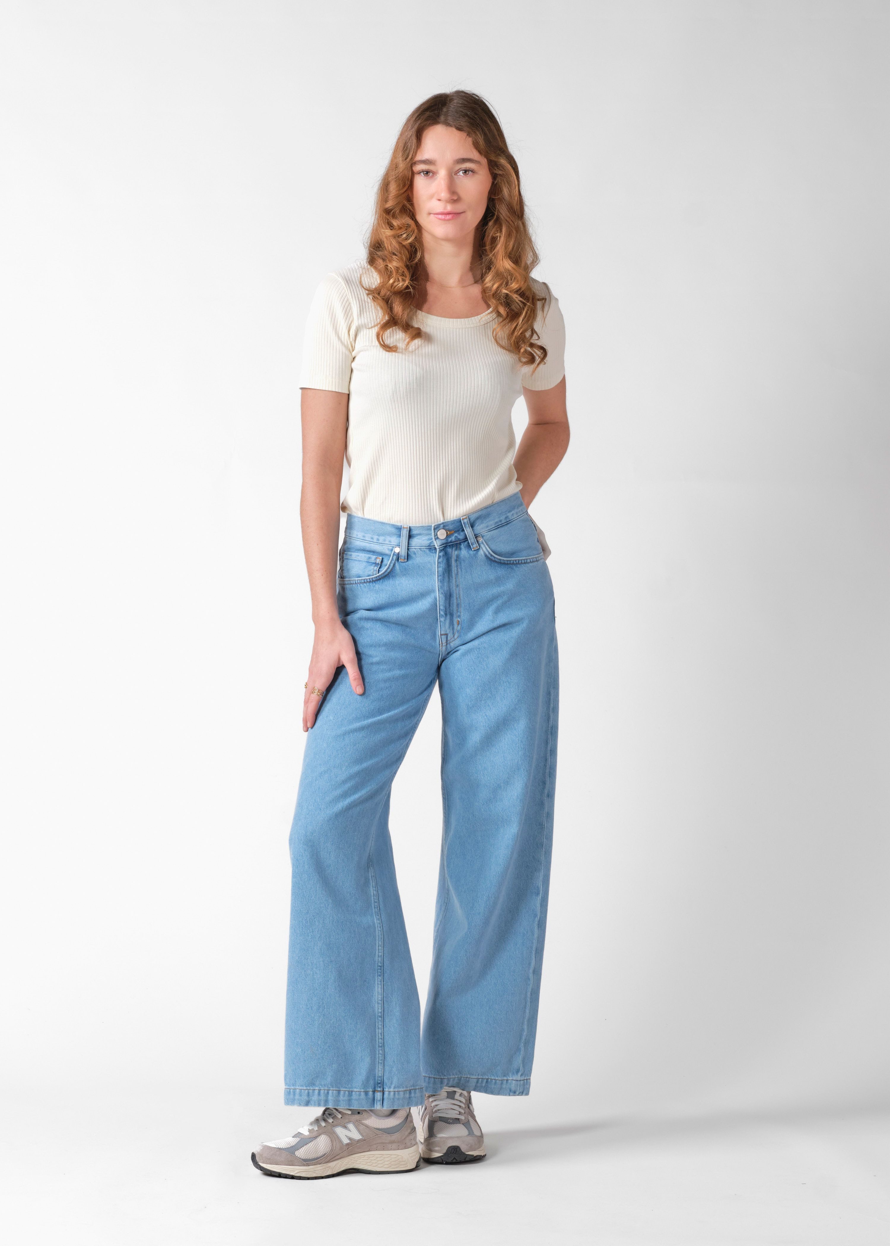 Klitmøller Weite Jeans Amelia pants GOTS