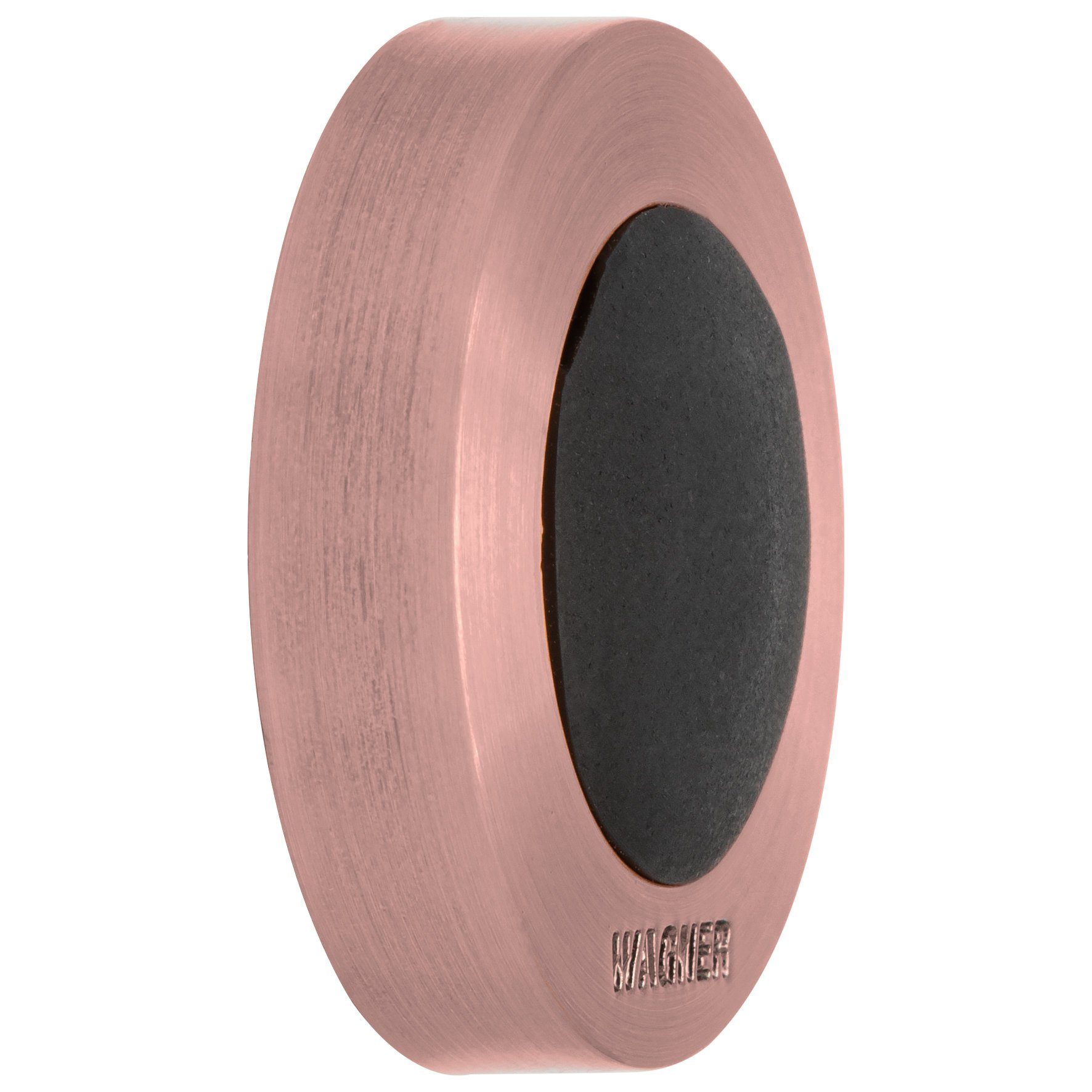 WAGNER design yourself Стена дверной упор Стена дверной упор SCREW OR GLUE - Ø 38 x 10 mm, diverse Farben, Puffer aus hochwertigem Metall/Kunststoff und Kautschuk, zum Schrauben oder Kleben
