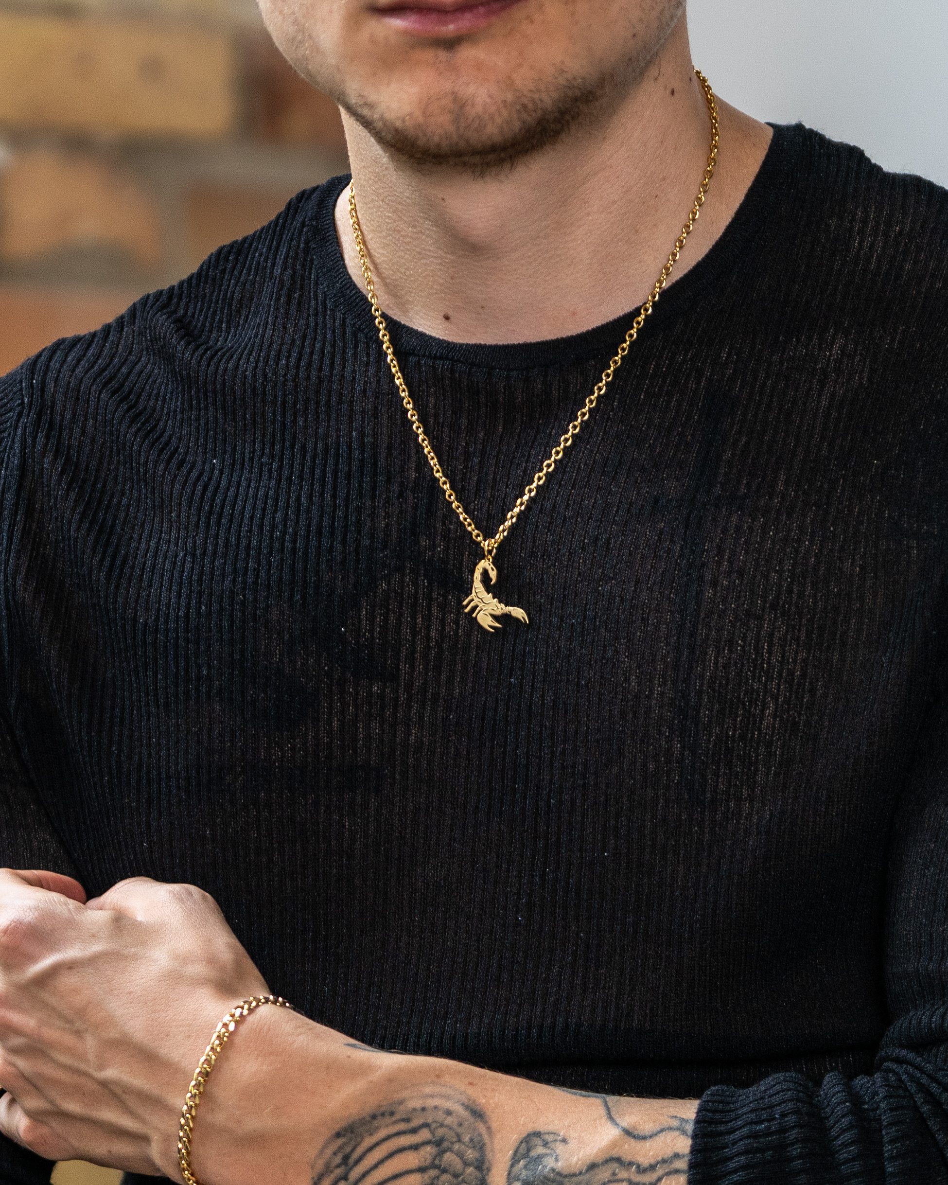 UNSHINEBAR Kette mit Anhänger Skorpion Sternzeichen günstig online kaufen