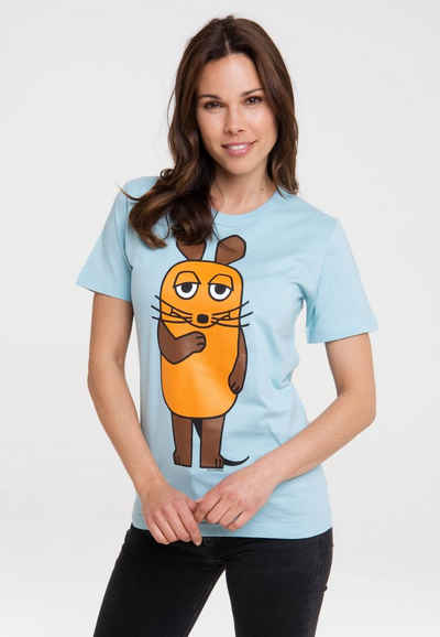 LOGOSHIRT T-Shirt Die Sendung mit der Maus mit lizenziertem Print