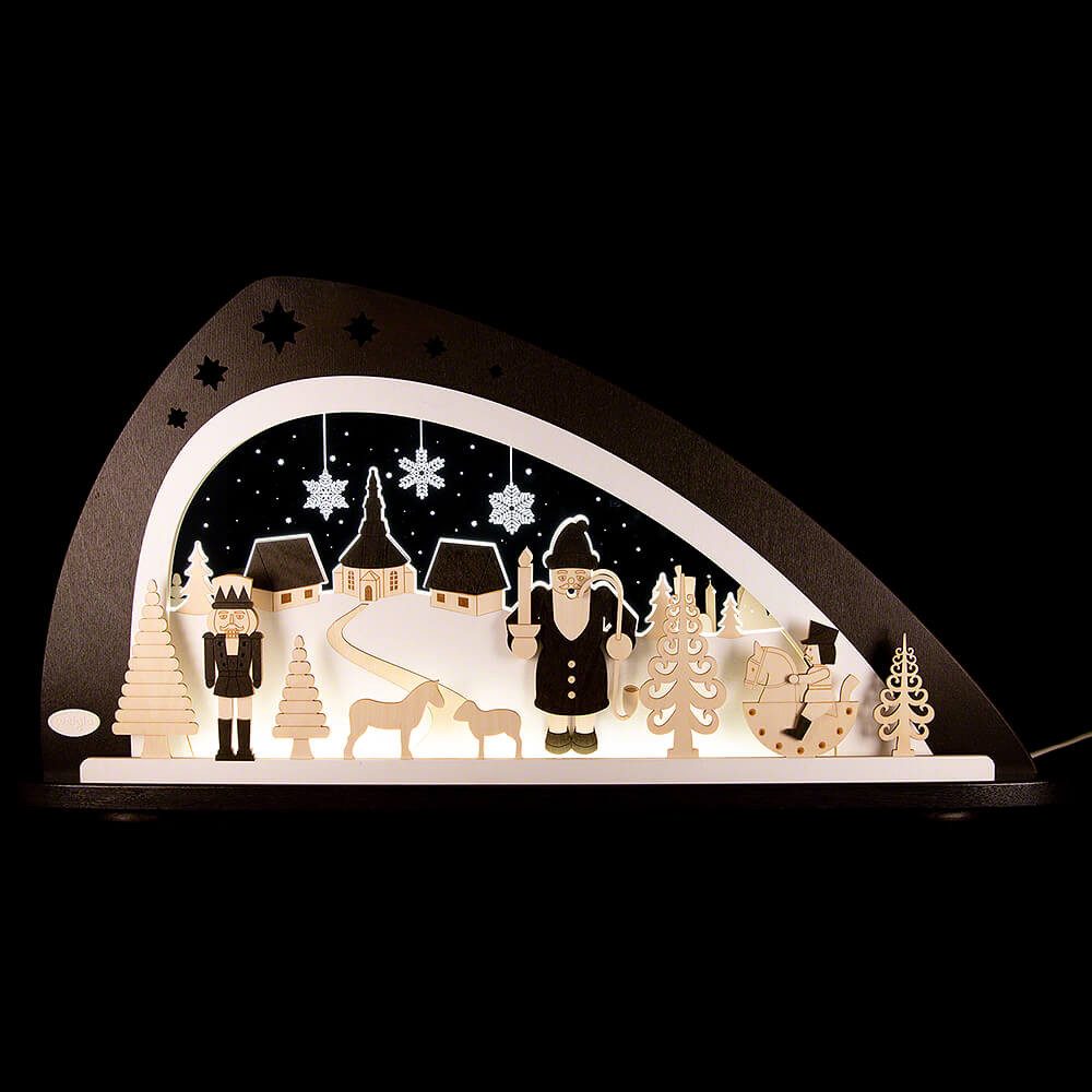 Weigla Schwibbogen Schwibbogen "Original erzgebirgische Weihnacht" (66x33,8cm) von Weigla