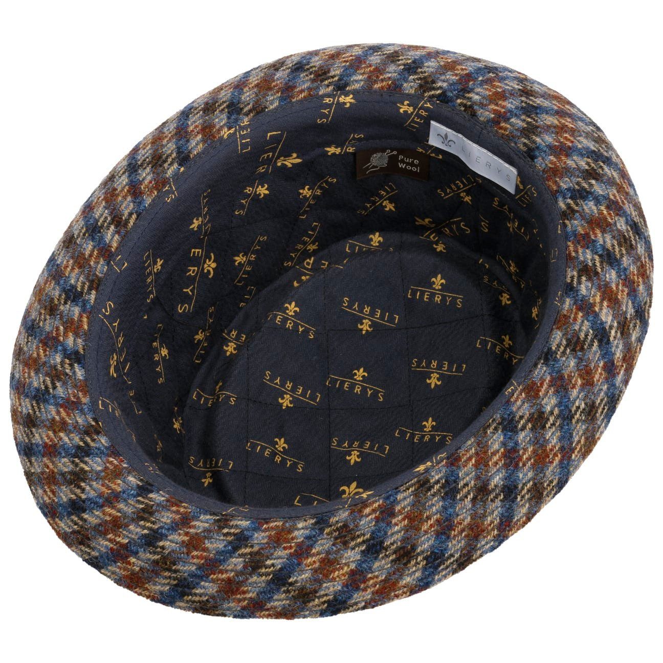 Lierys Fedora (1-St) Porkpie mit Futter, Made in Italy