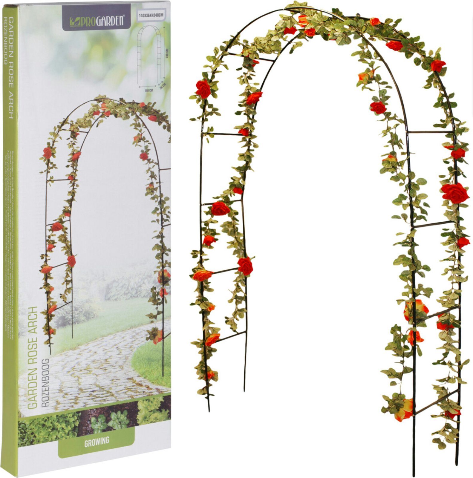 Progarden Rosenbogen Rankbogen Rankhilfe Rosen Metall günstig online kaufen
