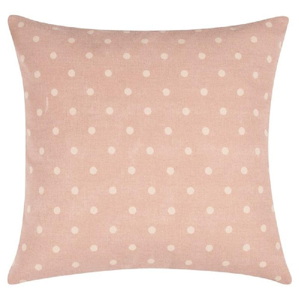 PAD Dekoobjekt Kissenhülle Canvas Polka Dots Pink (50x50cm)