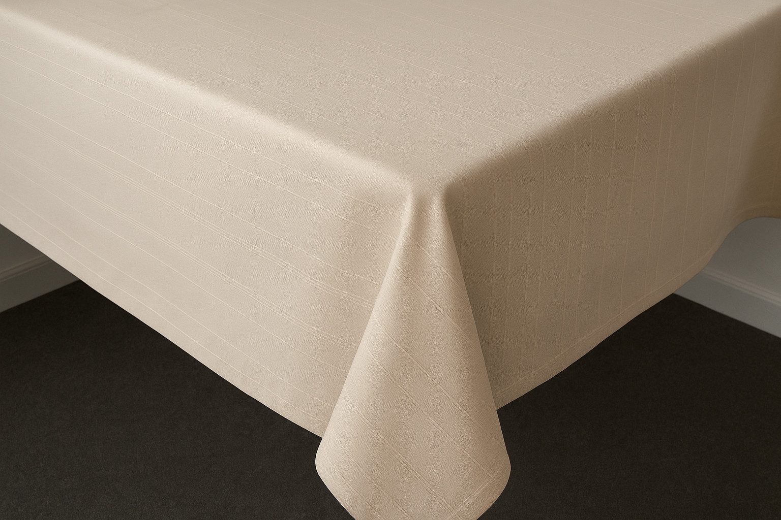 dynamic24 Tischdecke (2-tlg), 140x120cm beige creme günstig online kaufen
