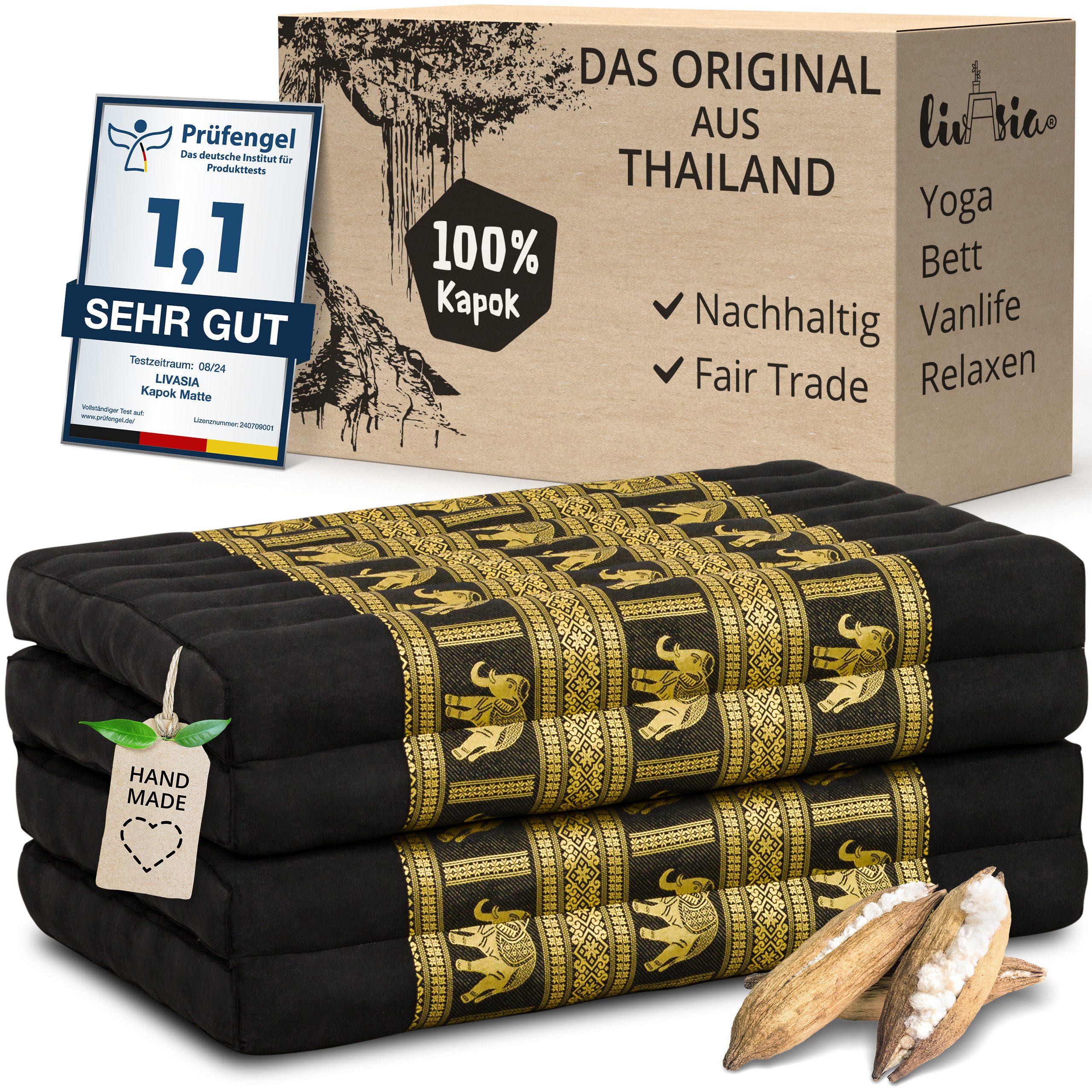 Klappmatratze Klappmatratze 80 cm (Deluxe) vegan und günstig online kaufen