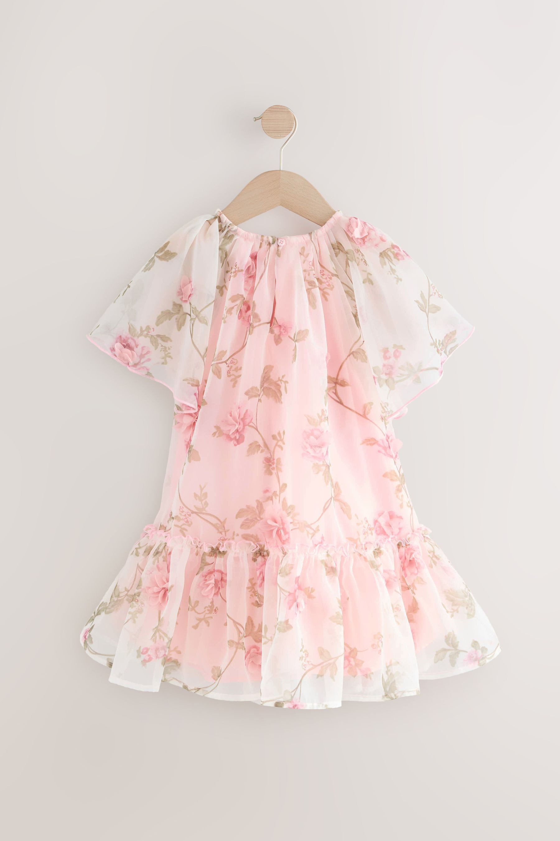 Next Partykleid Organza-Partykleid mit 3D-Blumen (1-tlg) günstig online kaufen