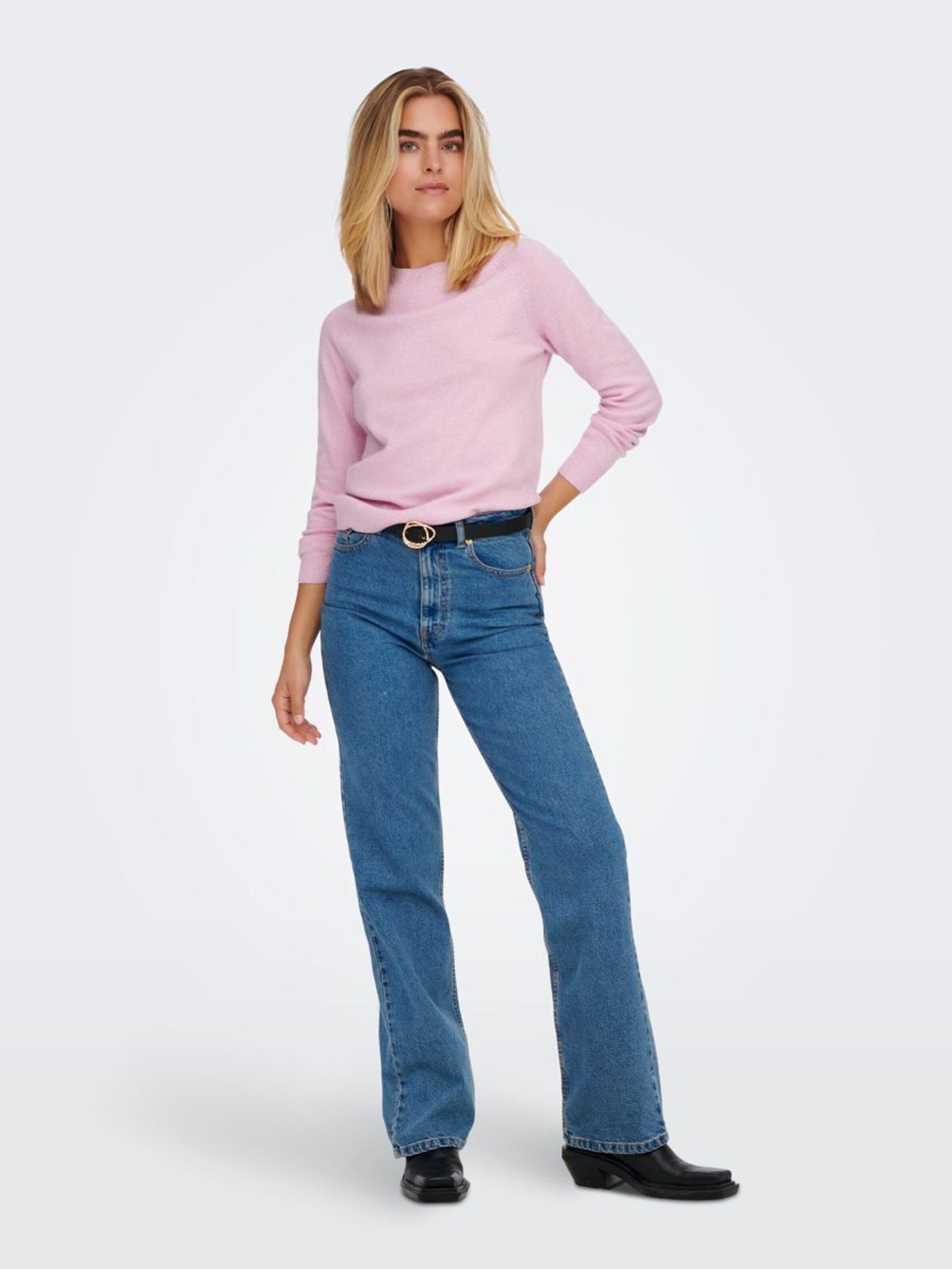 ONLY Rundhalspullover ONLRICA (1-tlg) Plain/ohne Details – Bild 5 von 5