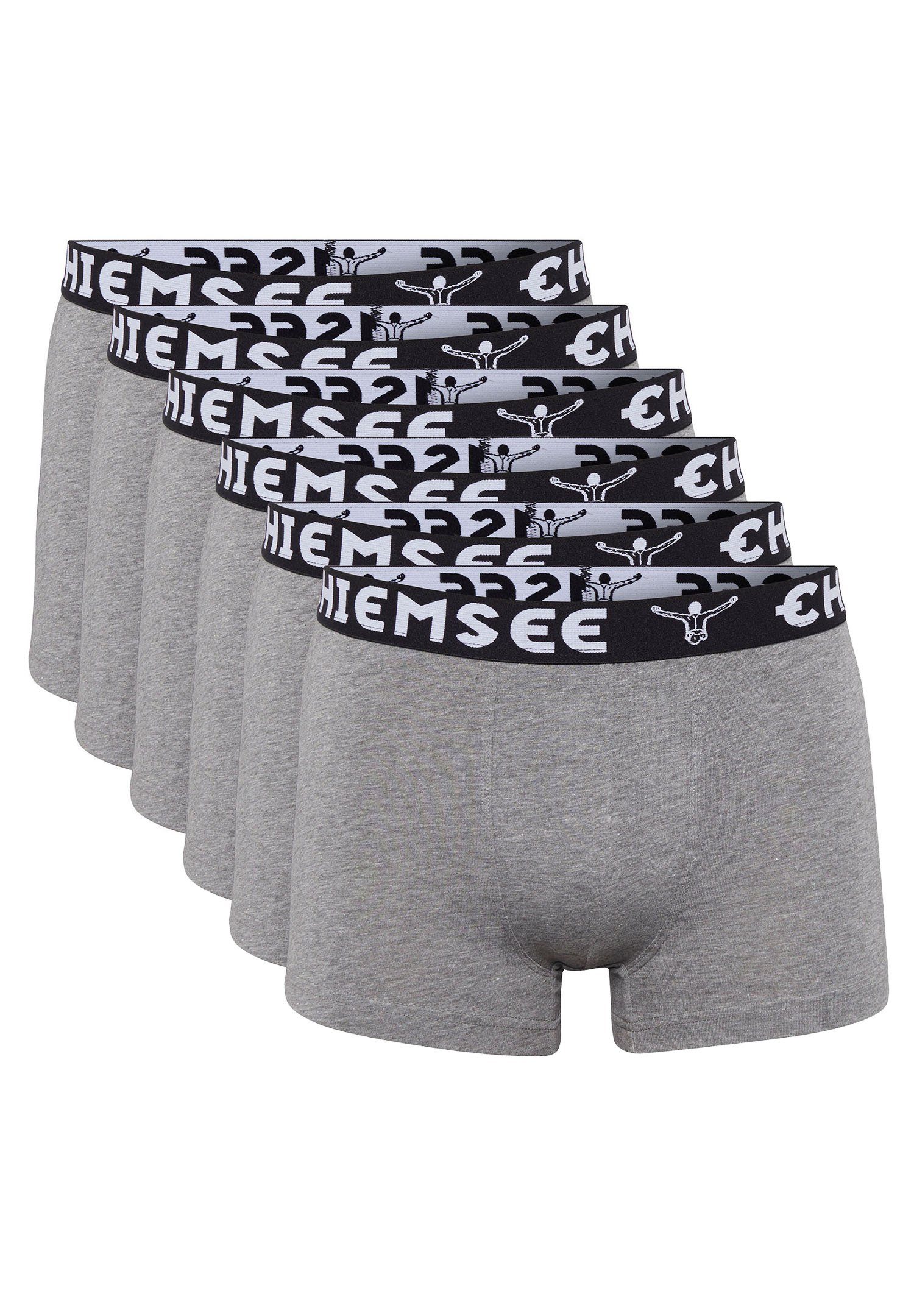 Trunks Boxer Boxershorts 6er-Pack) Chiemsee 6-St., Grey 6P (Spar-Pack,