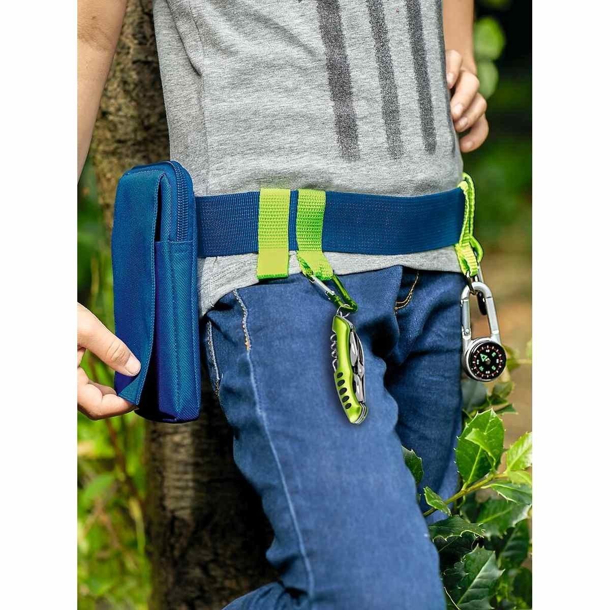 Moses. Verlag Kreativset Expedition Natur Outdoor-Gürtel für Kinder mit Tasche & Karabinern