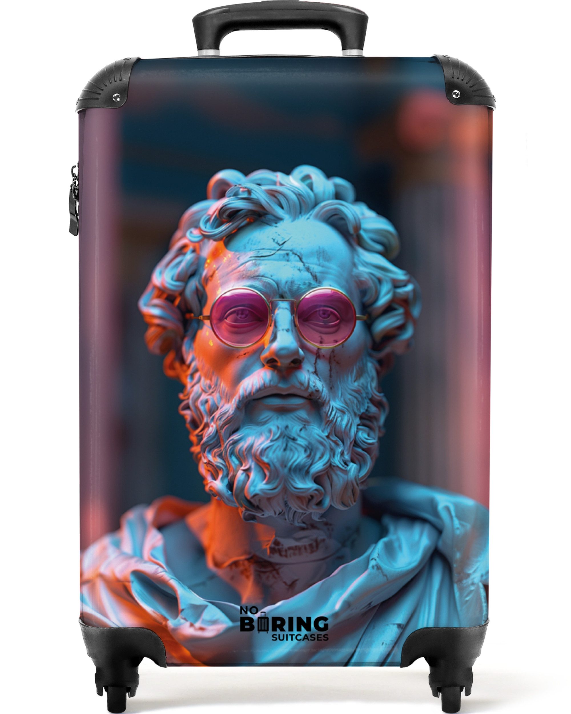 Statue mit Brille