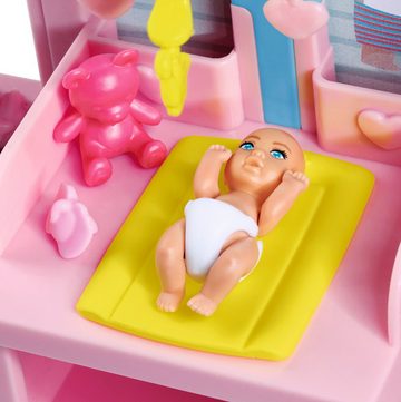 SIMBA Anziehpuppe Simba Puppe Steffi Love Newborn Baby Room schwangere Steffi mit Baby 1