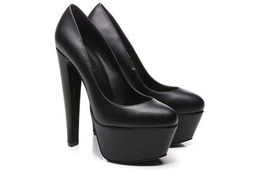 Giaro Samy Black Matte High-Heel-Pumps