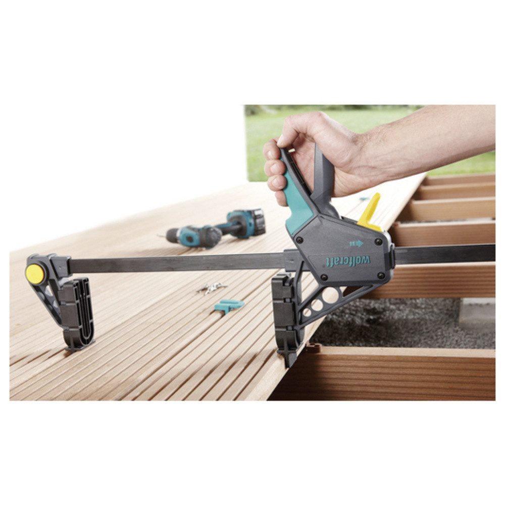 Wolfcraft Schraubzwinge Wolfcraft 6985000 Montagezwinge Spann-Weite (max):450 mm