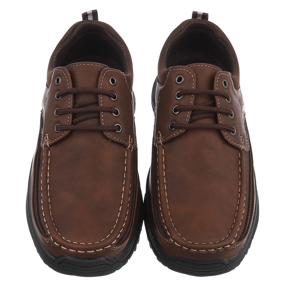 Coolwalk Vielseitiger Herrenschuh für Freizeit, Komfort und Stil Schnürschuh (90625149) Flach Schnürer in Braun – Bild 4 von 5