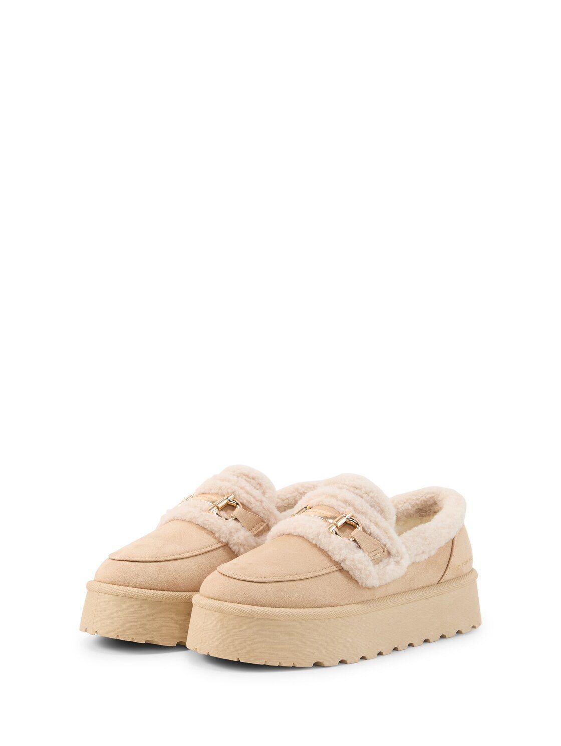TOM TAILOR Shoes Licence Winterboots Gefütterte Slipper mit Plateau-Sohle