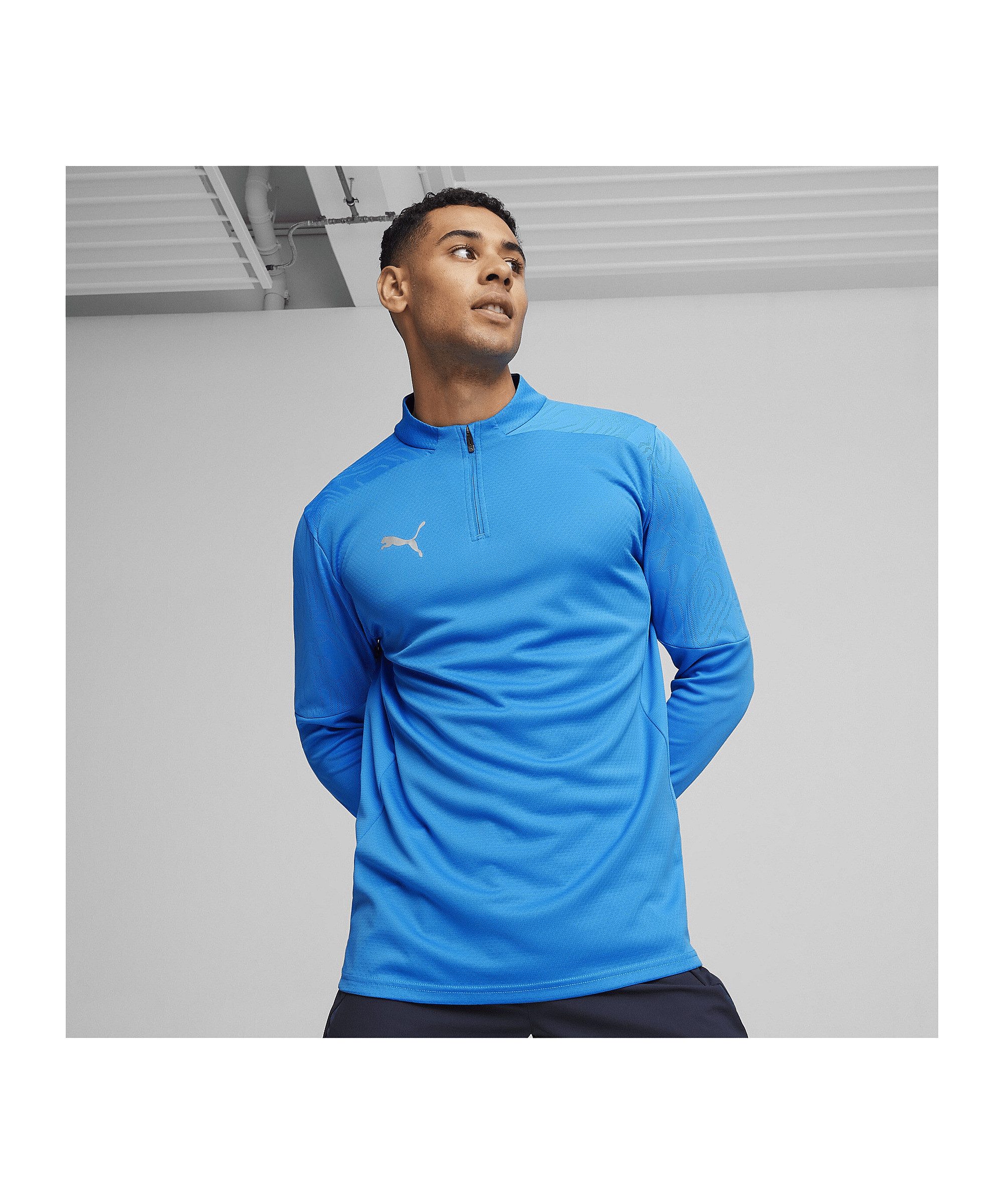 PUMA Fußballtrikot PUMA teamFINAL Training 1/4 Zip Sweatshirt Teamsport