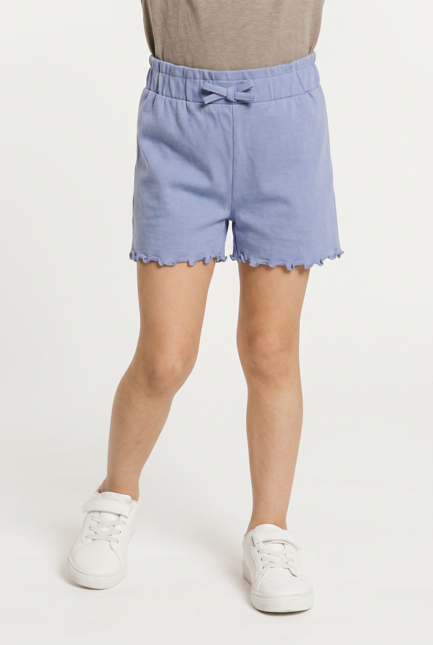 Name It Shorts NMFVIVIA SHORTS NOOS aus Baumwolle, elastischer Bund, mit gewelltem Saum, pflegeleicht