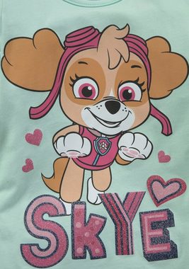 PAW PATROL Langarmshirt Druck mit Glitzerdetails