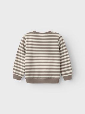 Name It Strickpullover Design Print Pullover Lässiges Sweater Oberteil 7450 in Braun