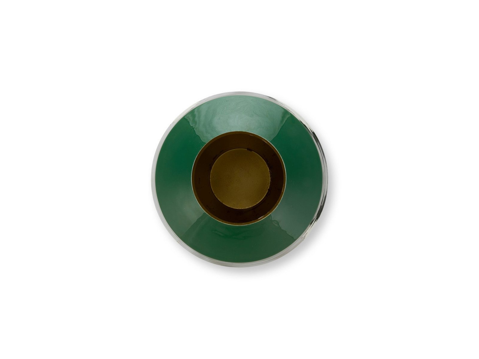 PiP Studio Dekovase Vase Metall dunkelgrün 35cm (Vasen)