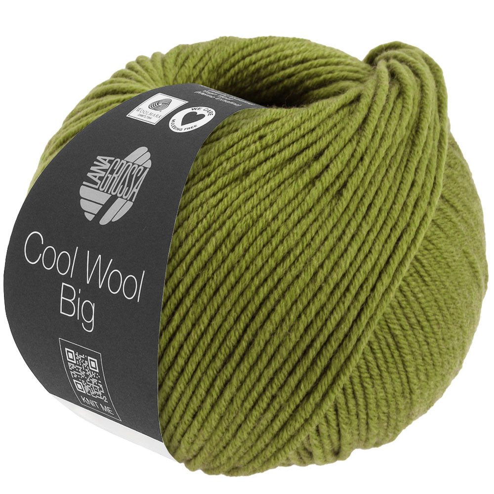 LANA GROSSA COOL WOOL BIG Häkelwolle, 120 m (Klassiker aus purer, extrafeiner Merinowolle), 50 g