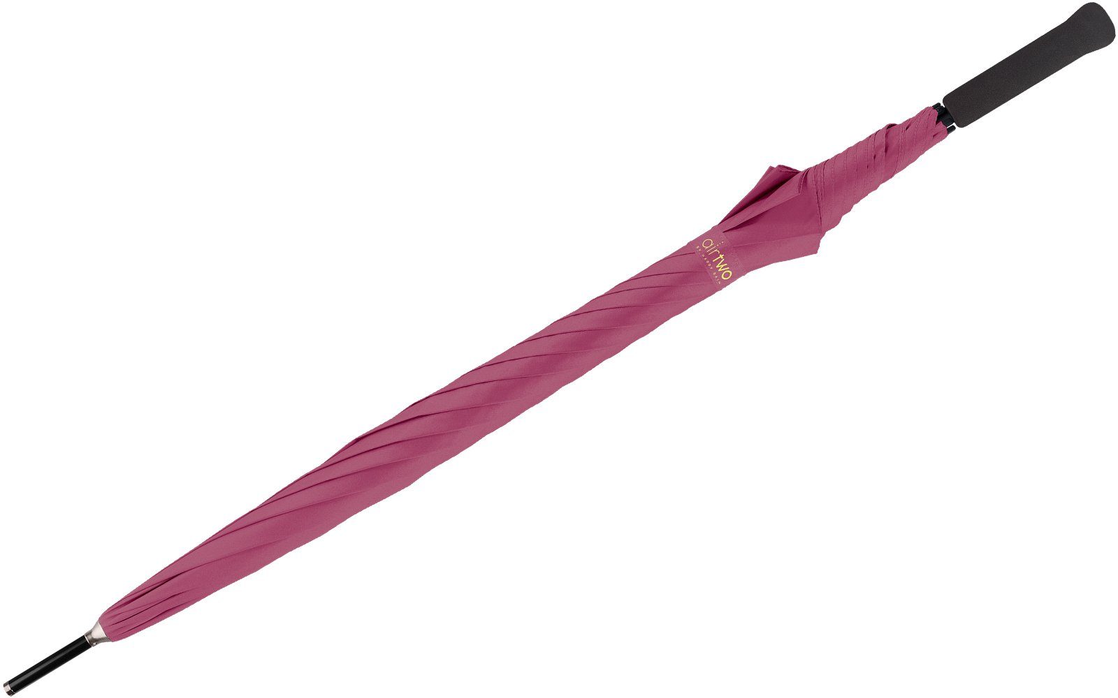 HAPPY RAIN Golfregenschirm Air für Gramm mit nur XXL 262 Platz Partnerschirm, pink super leichter er genug Two - Zwei wiegt