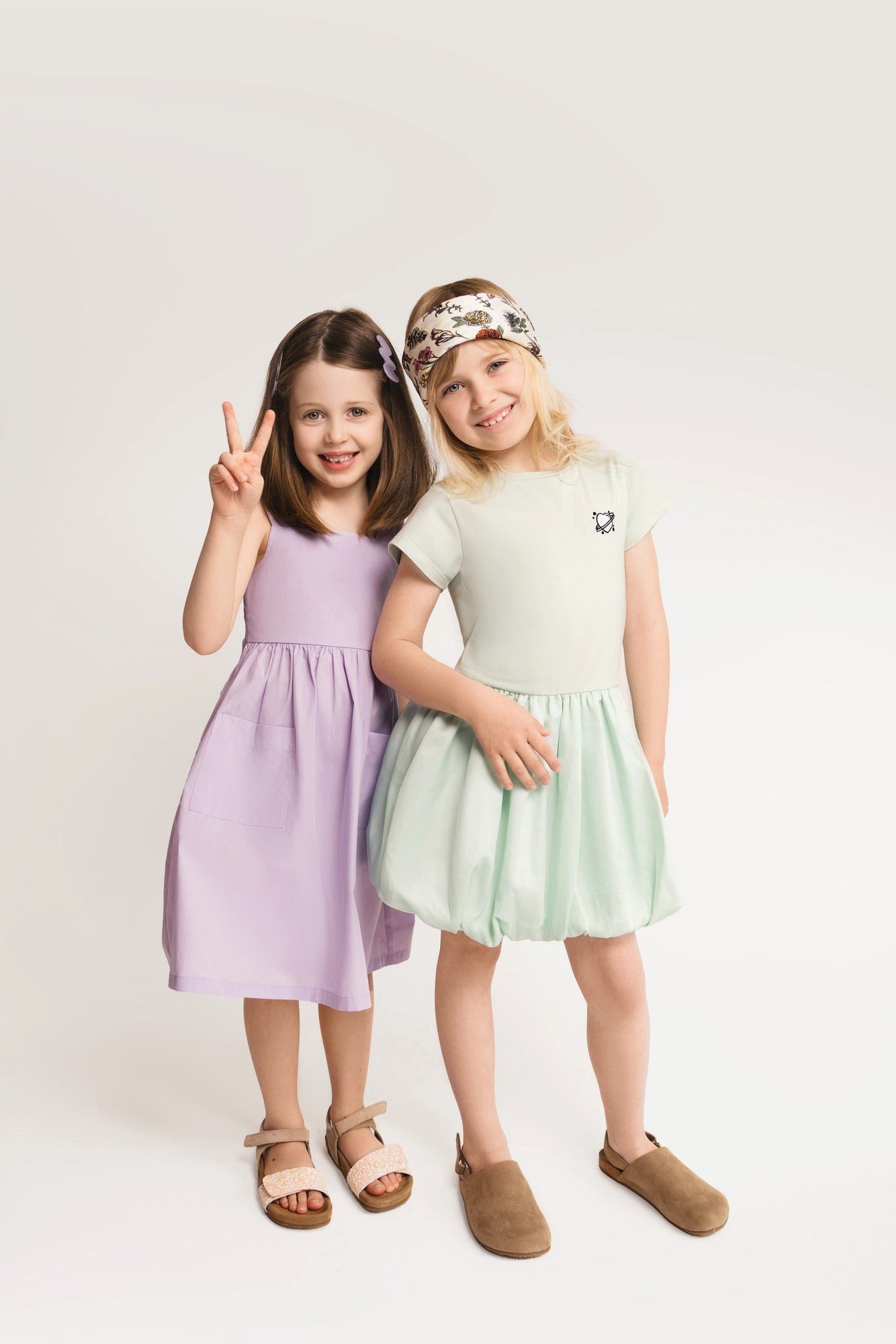 # SATURNDAY Sommerkleid Ärmelloses Kleid aus 100% Baumwolle in Violett