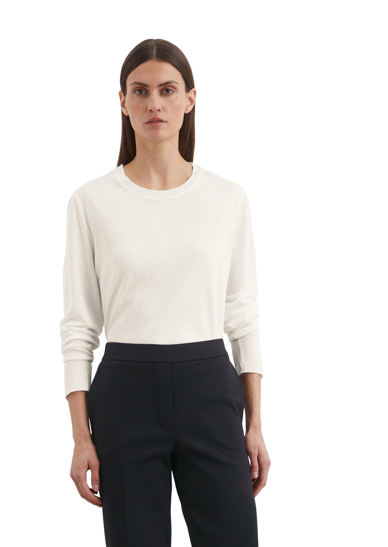Marc OPolo Langarmshirt "aus TENCEL™ Lyocell-Baumwolle-Mix" günstig online kaufen