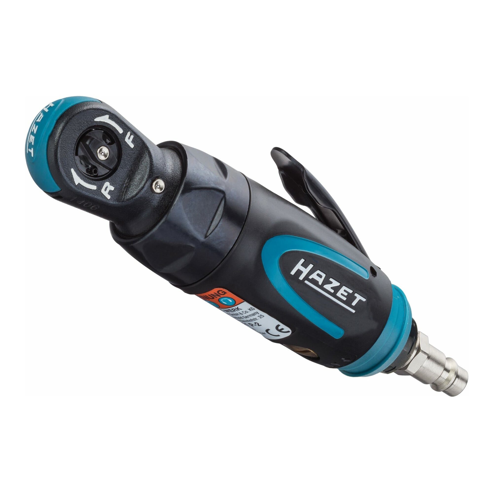 HAZET Druckluft-Schlagschrauber HAZET Mini Ratschenschrauber 9021P-2 Vierkant massiv 10 mm (3/8 Zoll)