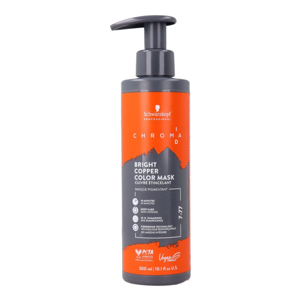 Schwarzkopf Haarpflege-Set Semipermanente Färbemaske Igora Chroma Kupfer