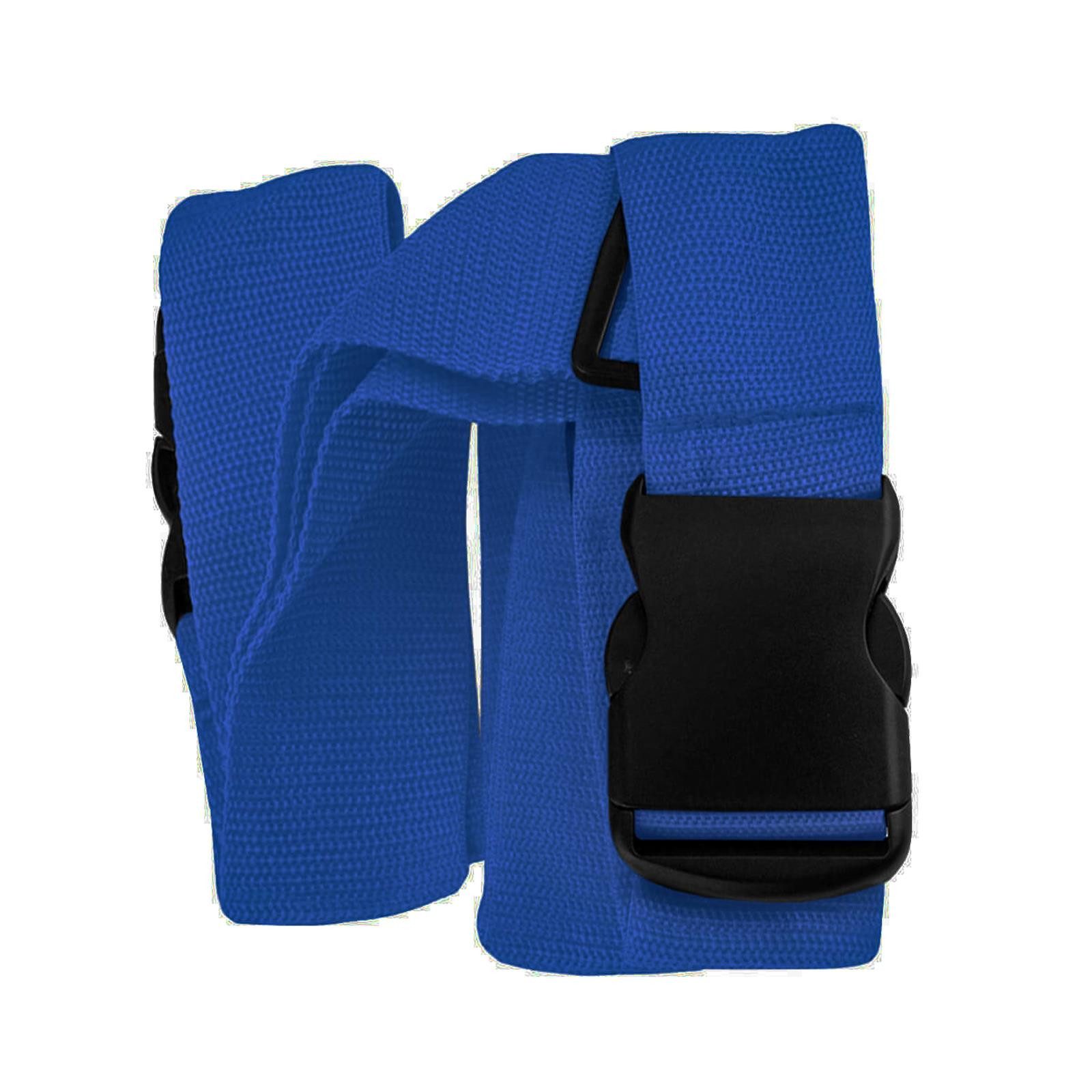 VERCO Koffergurt Gepäckgurt Koffergürtel Kofferband, (1-tlg), Gepäckband Kofferriemen für die Reise in der Farbe Blau