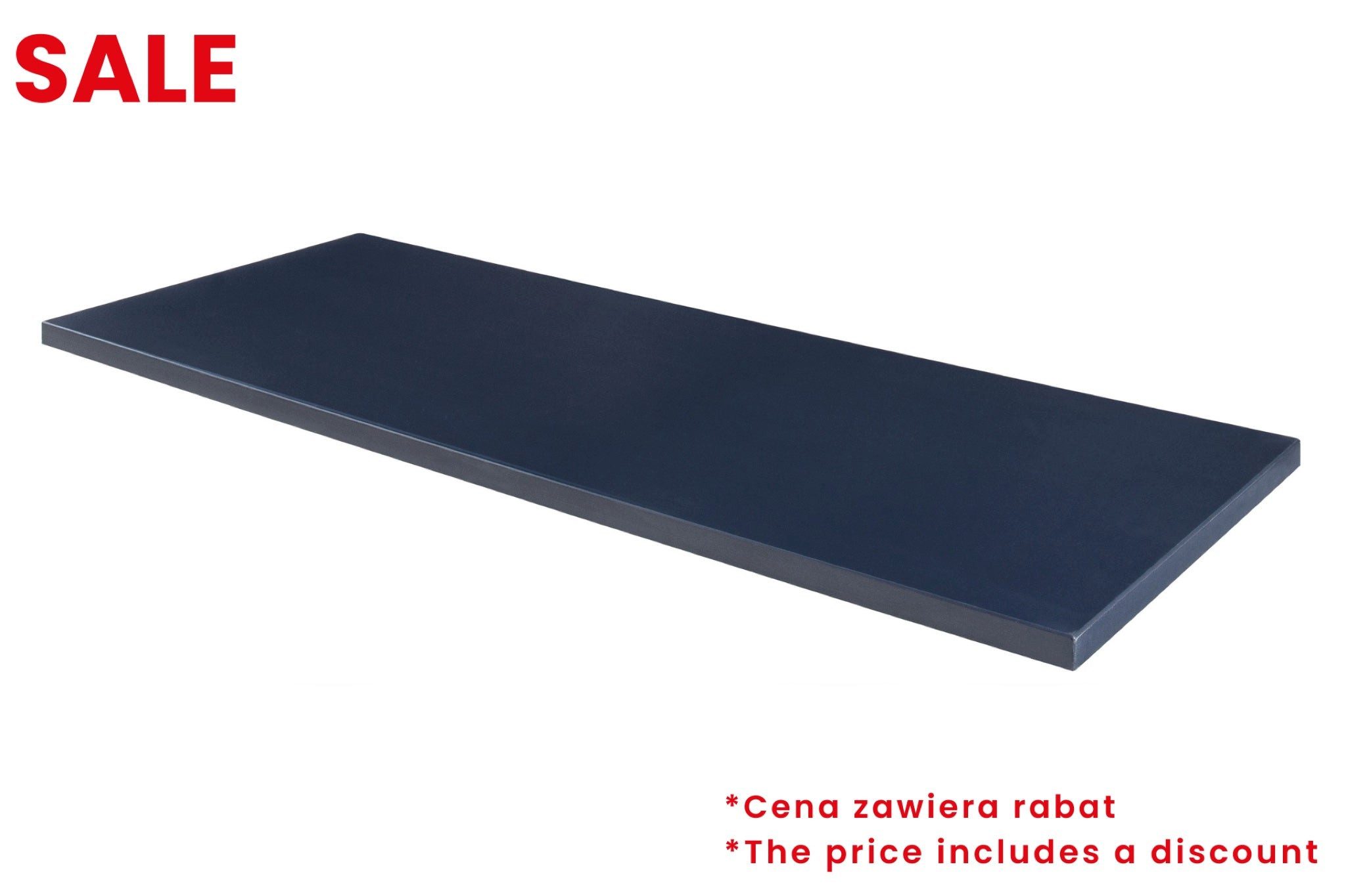 ROYAL24_MARKT Waschtischplatte Waschtischplatte Elegra Wellenblau 120,4 cm