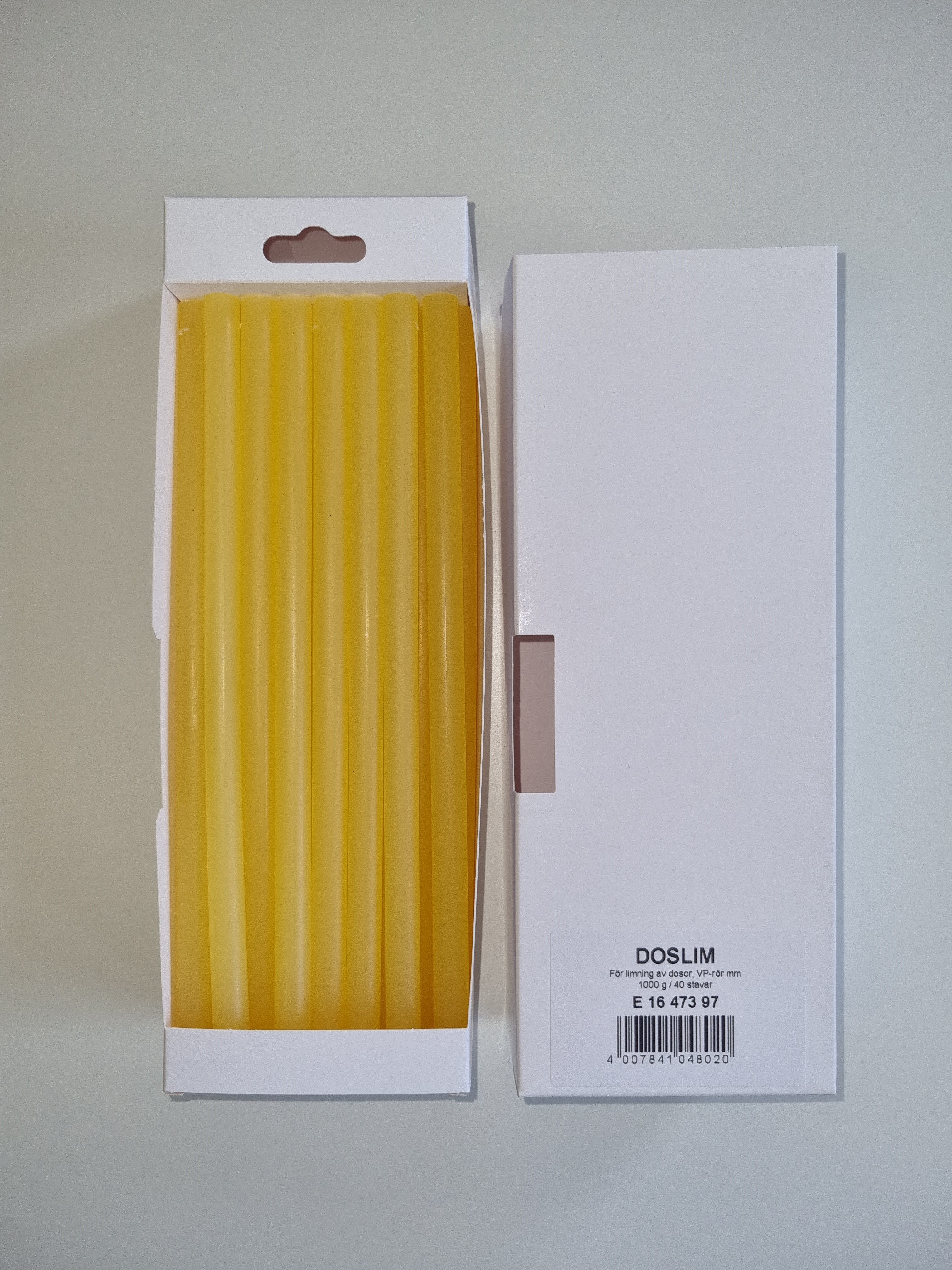 steinel Klebesticks Gelb, 11mm, 1kg, 40Stk., geeignet für Holz Papier Pappe
