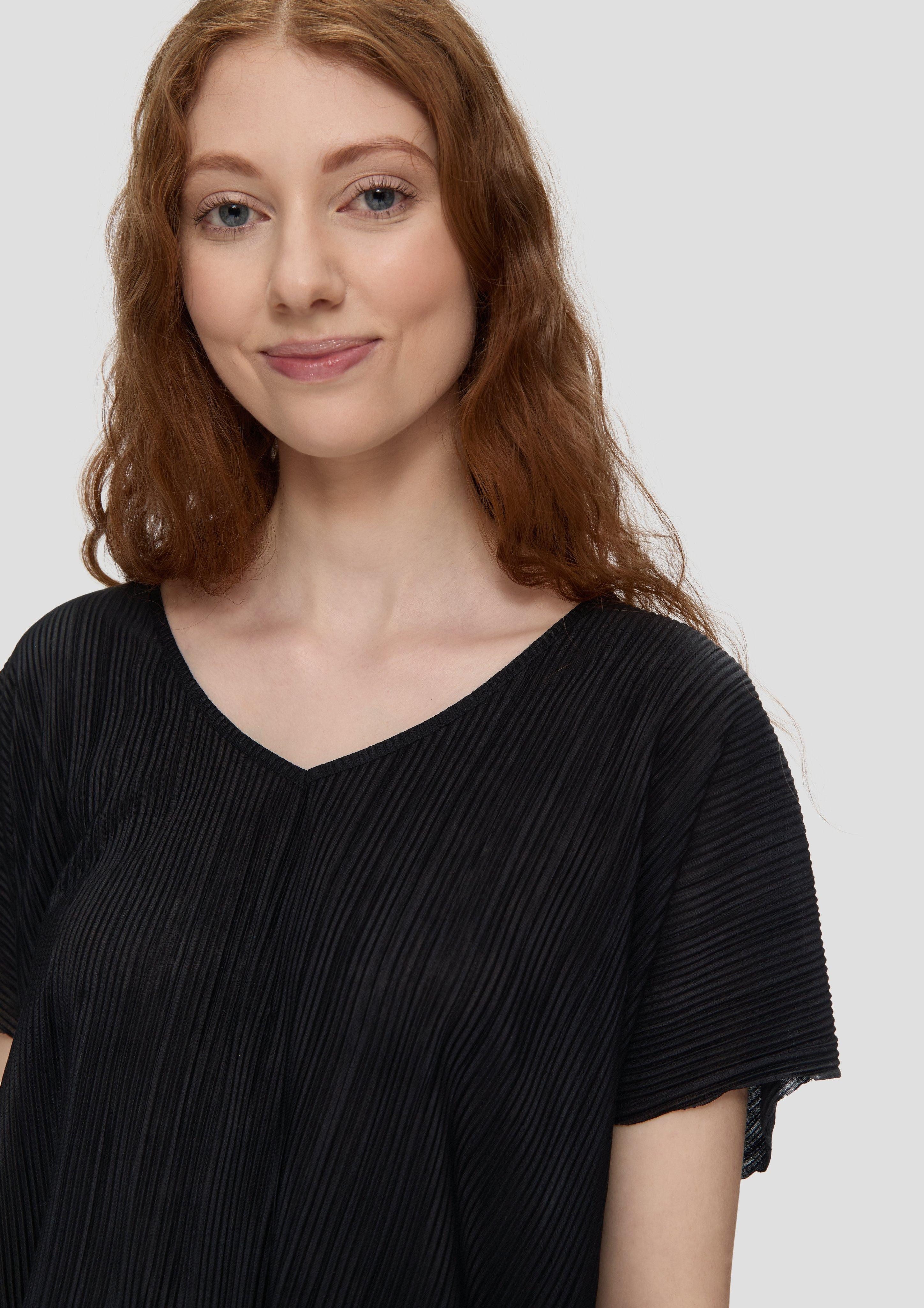 QS Kurzarmshirt T-Shirt im Relaxed Fit günstig online kaufen