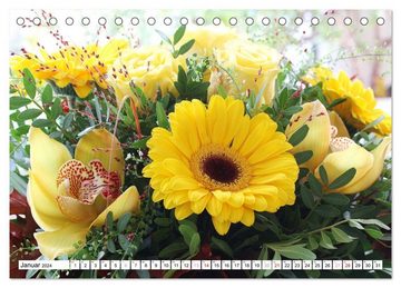 CALVENDO Wandkalender Blumenpracht - Blüten und Sträuße (Tischkalender 2024 DIN A5 quer)
