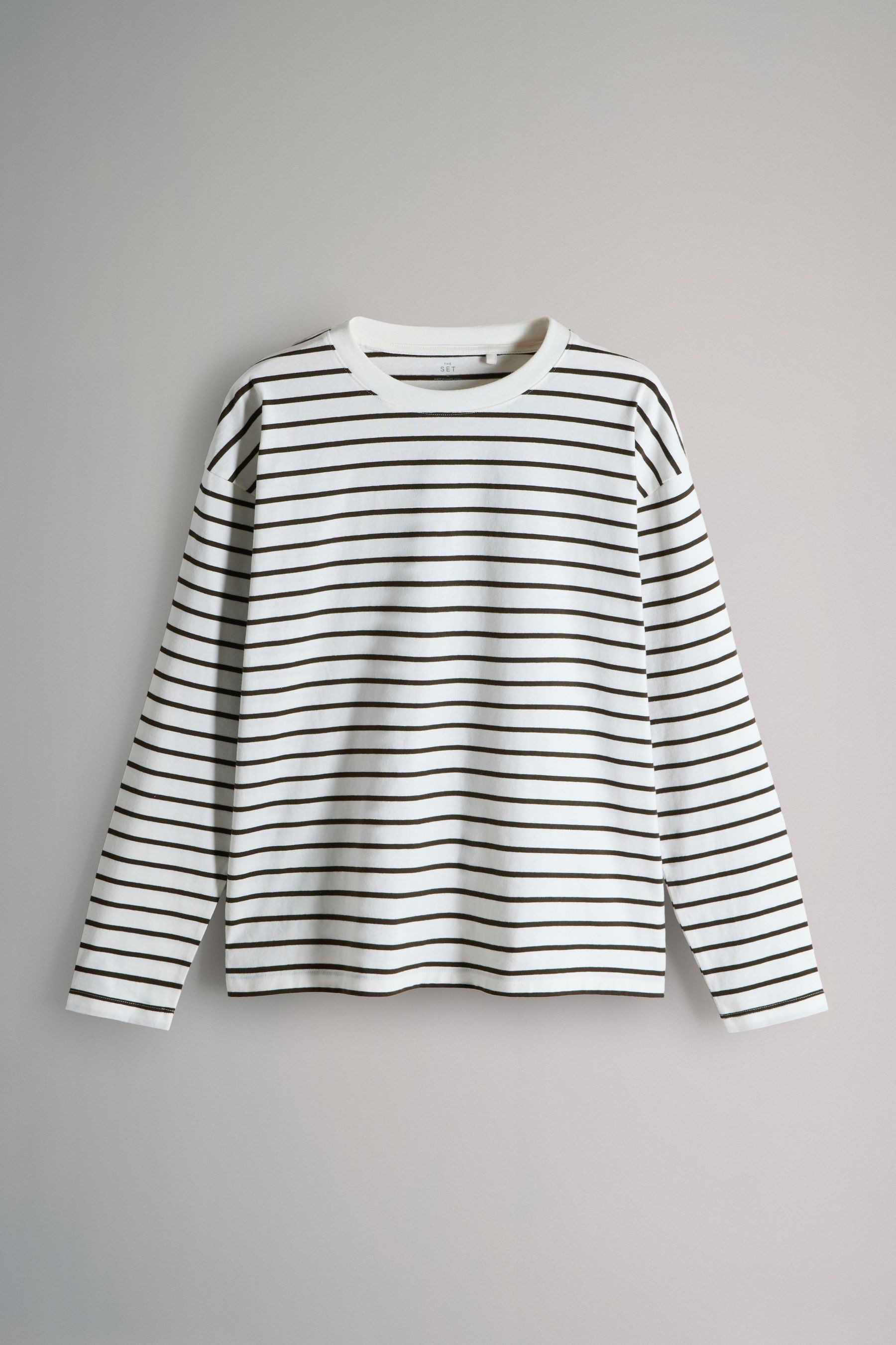 The Set Langarmshirt The Set Langarmshirts aus schwerem Stoff, 4er-Pack (4- günstig online kaufen