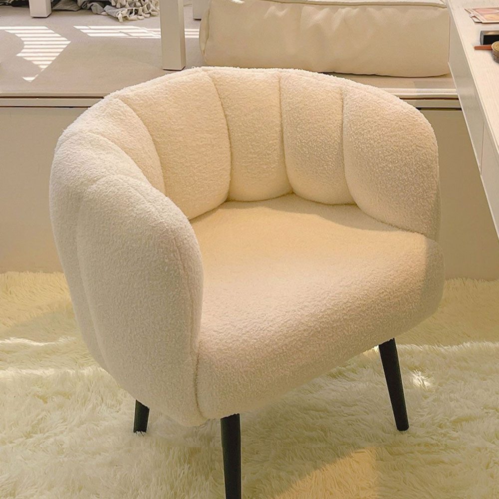Muxing Sessel Polstersessel mit Armlehnen Relaxsessel Weiß (1-St)
