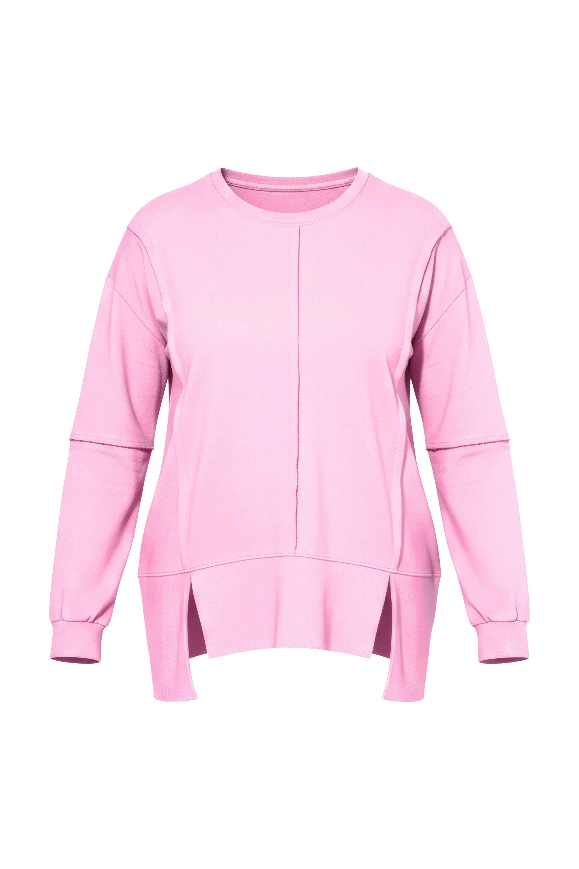Angel of Style Sweatshirt Sweatshirt Loose Fit Ziernähte Saum-CutOut günstig online kaufen