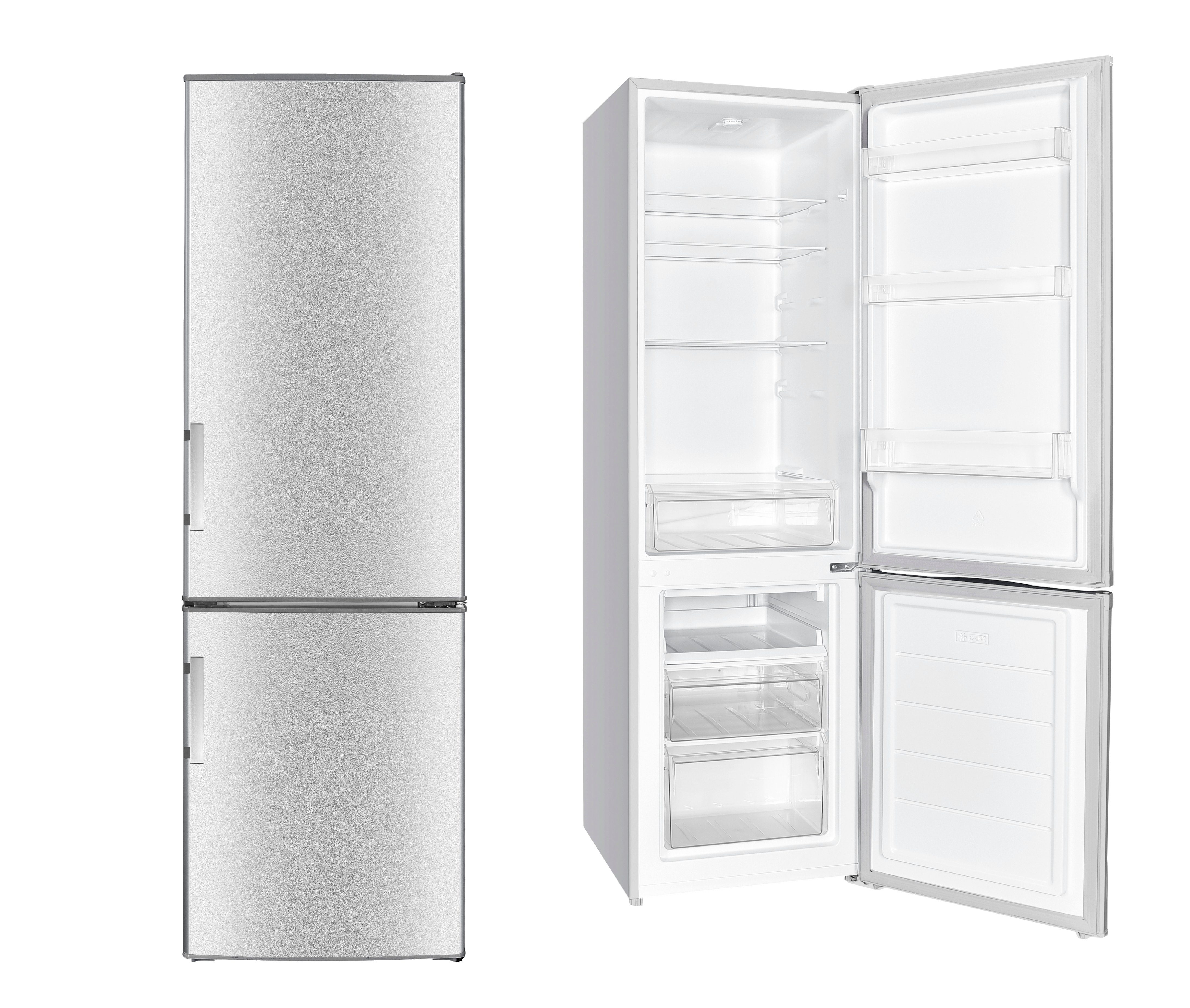 Wolkenstein Kühlschrank KGK280D, 180 cm hoch, 55 cm breit, INXO-Design