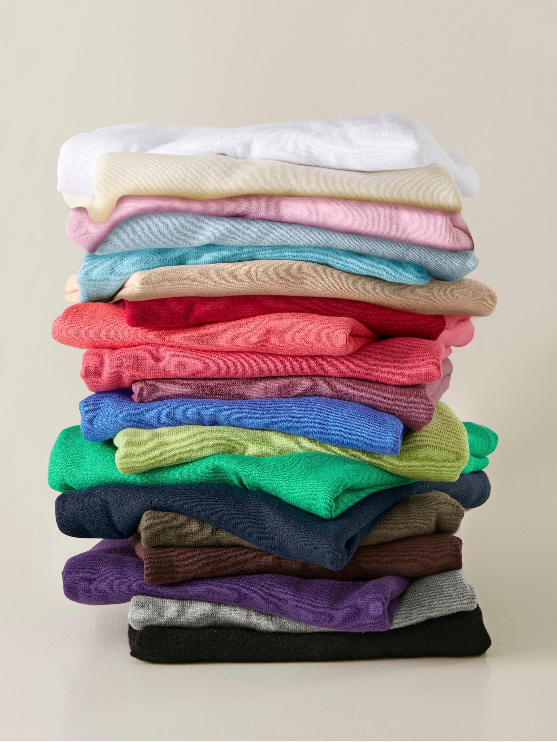 heine Strickpullover V-Pullover Langarm Feinstrick