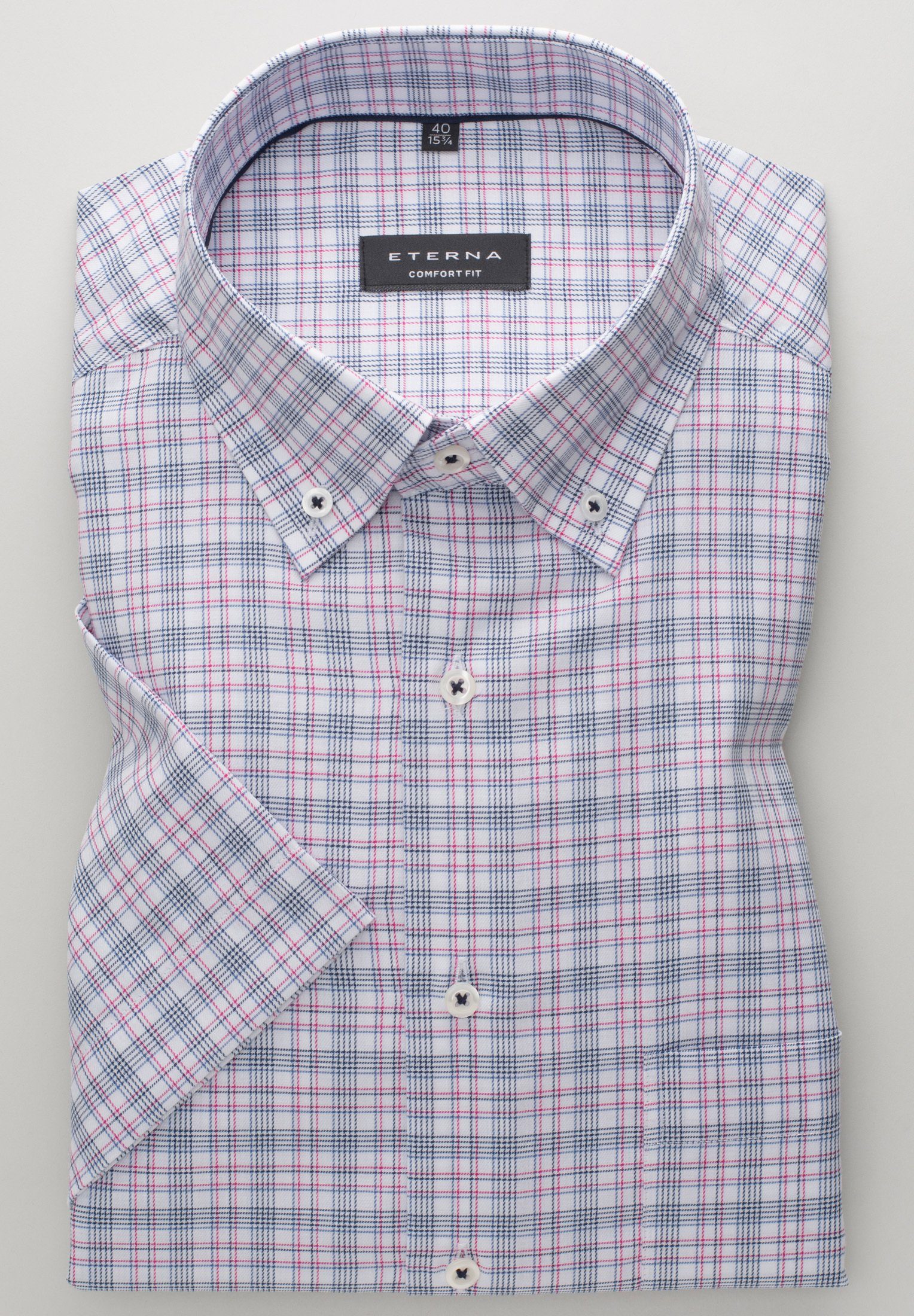 Eterna Kurzarmhemd COMFORT FIT NON IRON (bügelfrei)