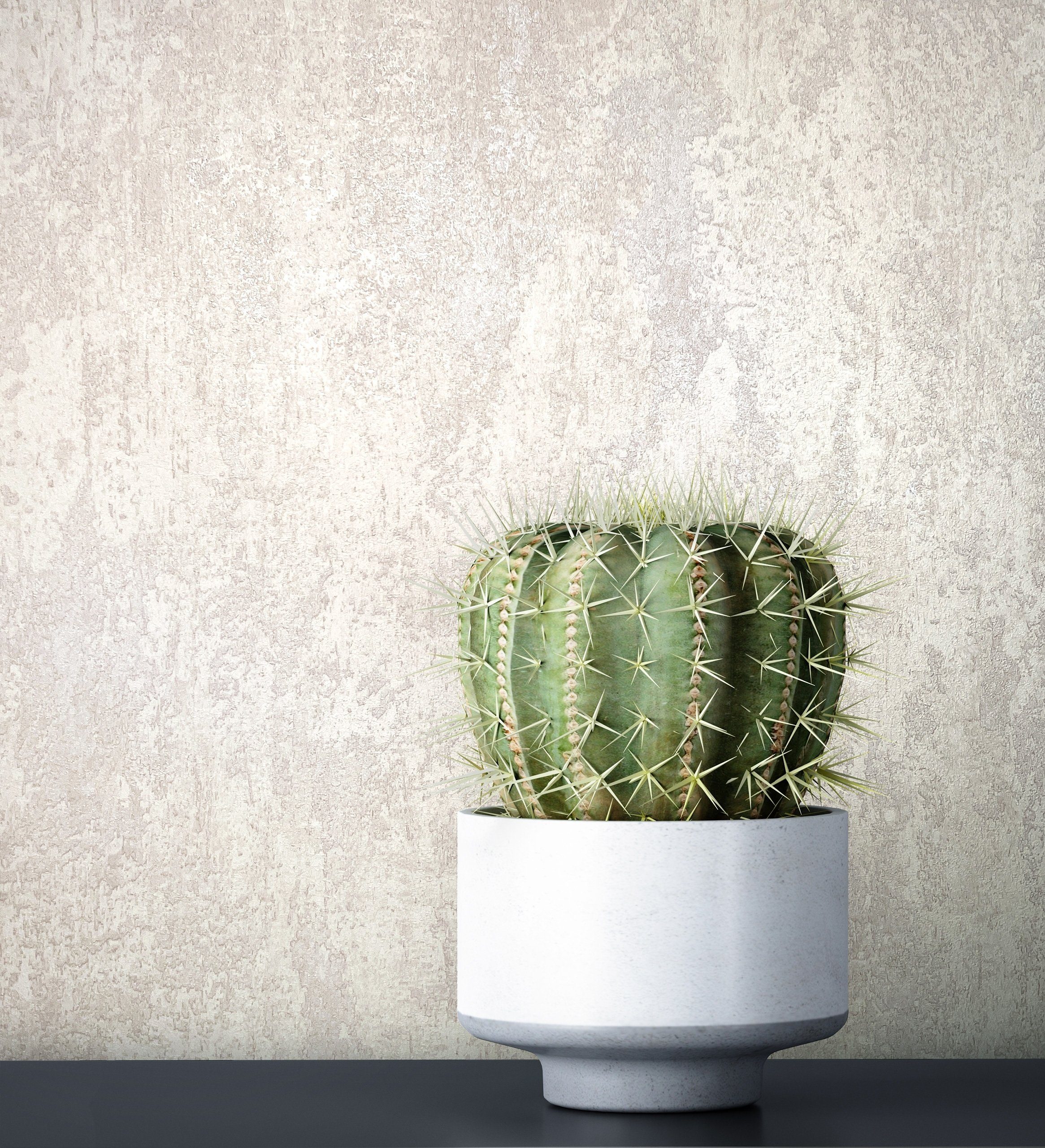 Newroom Vliestapete, strukturiert, Tapete, Creme, Beton, modern günstig online kaufen