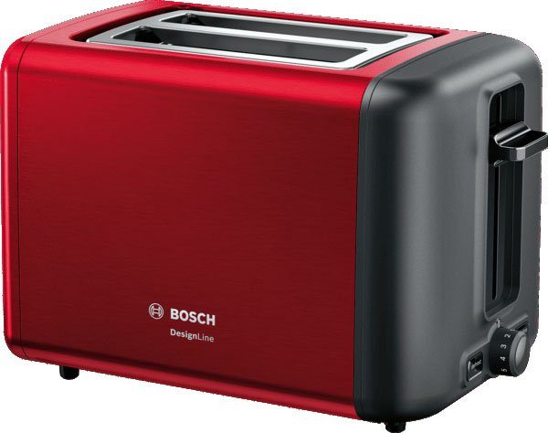 BOSCH Toaster TAT3P424DE DesignLine, 2 kurze Schlitze, 820 W