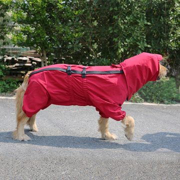 FIDDY Regenmantel All-inclusive-wasserdichter Poncho für vierbeinige Hunde (1-tlg)