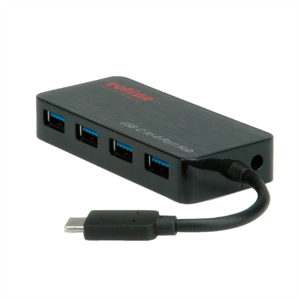 USB 3.2 Gen 1 Hub, 4fach, Typ C Anschlusskabel Computer-Adapter
