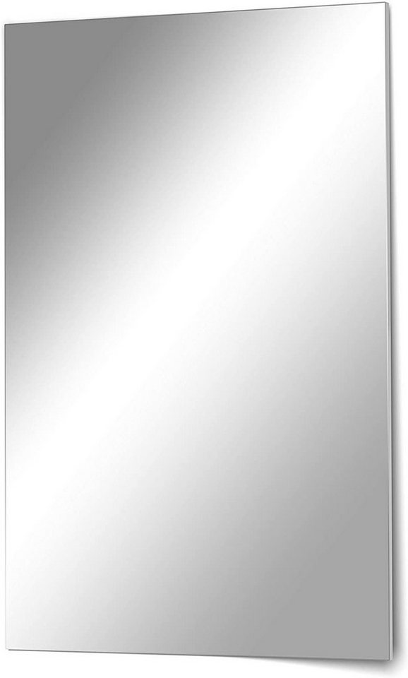 Deko-Werk 24 Wandspiegel Kristallspiegel rahmenlos ohne Facette unterschiedliche Größen Mirror, Mirror, geeignet für kleinen, schmalen Flur.