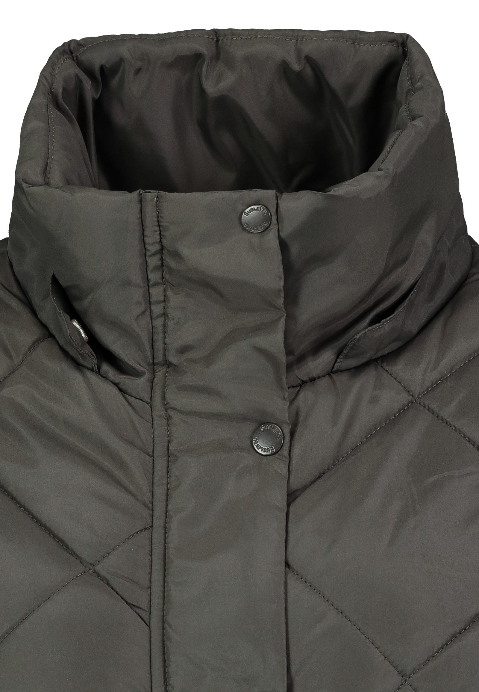 SUBLEVEL Steppjacke Damen Mantel mit Kapuze lange Winter Jacke Parka Stehkragen, Kapuze, flauschig, kuschelig, warm, Outdoor, Mantel – Bild 5 von 5