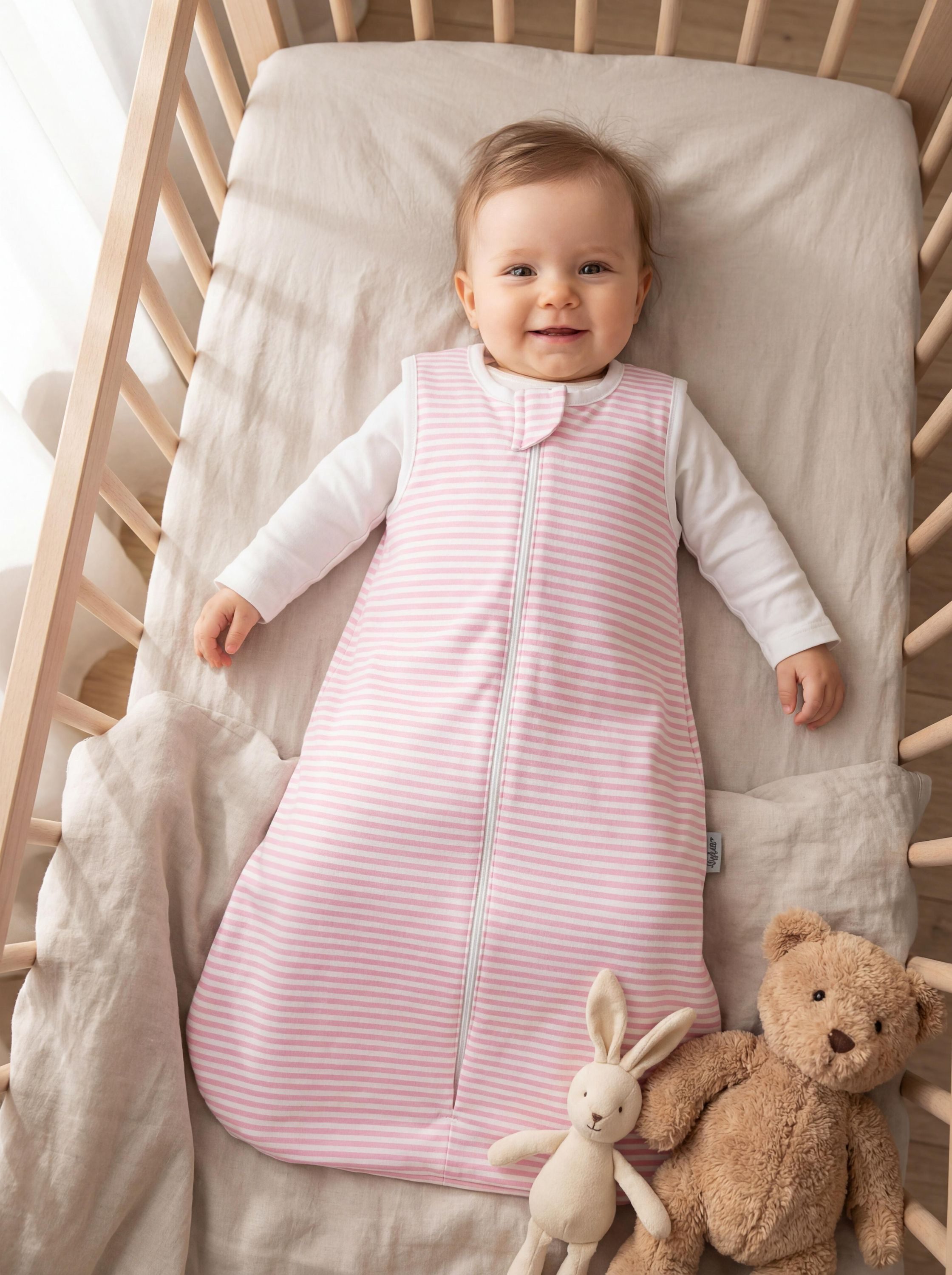 TupTam Babyschlafsack 0.5 TOG Unisex dünner Sommerschlafsack