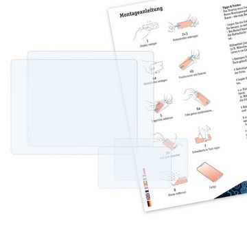Bruni Schutzfolie Glasklare Displayschutzfolie für Nikon D7200, (2er Set), praktisch unsichtbar